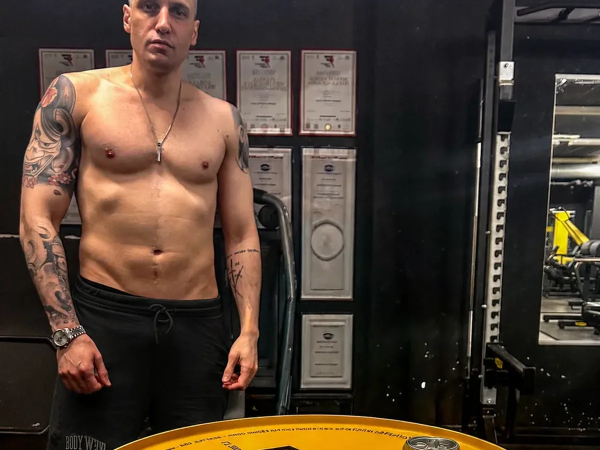 Michael showing physical presence in a gym setting